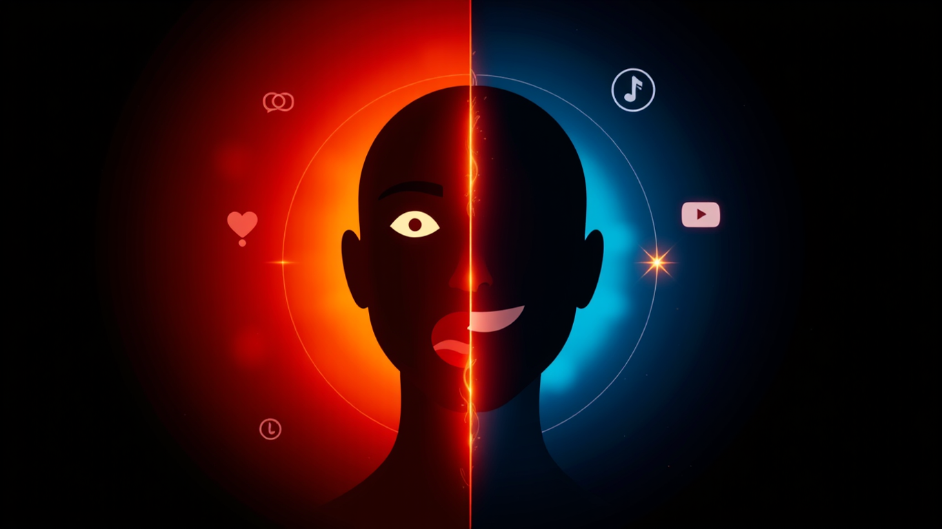 YouTube thumbnail emotions