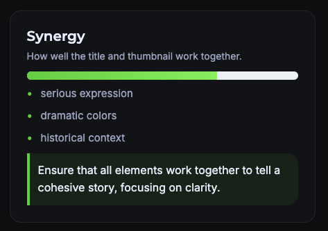 Title alignment suggestions